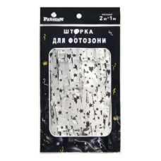 Фотозона 2 м х 1 м, “Зіркад“ срібло Срібний Pelican 872163 KNZ