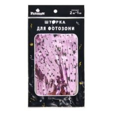 Фотозона 2 м х 1 м, “Зіроспад“ рожеве золото Рожевий Pelican 872164 KNZ