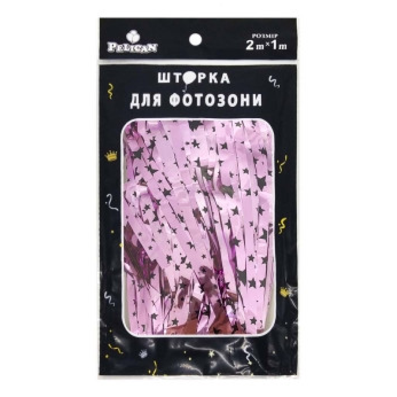 Фотозона 2 м х 1 м, “Зіроспад“ рожеве золото Рожевий Pelican 872164 KNZ