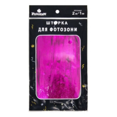 Фотозона 2 м х 1 м, “Сатин“ фуксія Рожевий Pelican 872176 KNZ