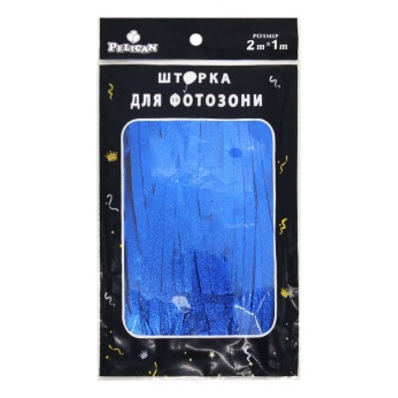 Фотозона 2 м х 1 м, “Сатин“ темно — синя Синій Pelican 872177 KNZ