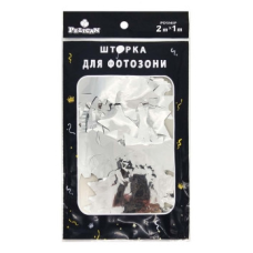 Фотозона 2 м х 1 м, “Зірка глянсова“ срібло Срібний Pelican 872202 KNZ