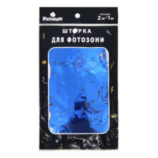 Шторка для фотозони 2 м х 1 м, “Зірка глянсова“ темно-синій Синій Pelican 872205 KNZ