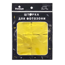 Фотозона 2 м х 1 м, “Квадрат“ золото Золотий Pelican 872211 KNZ
