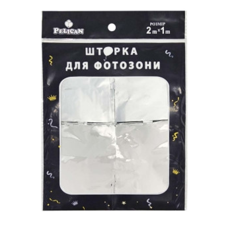 Фотозона 2 м х 1 м, “Квадрат“ срібло Срібний Pelican 872212 KNZ Фотозона 2 м х 1 м, “Квадрат“ срібло Срібний Pelican 872212 KNZ