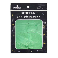 Фотозона 2 м х 1 м, “Квадрат голограма“ зелена Зелений Pelican 872238 KNZ