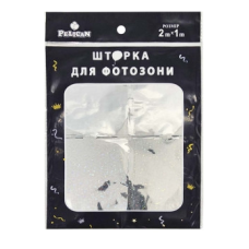 Фотозона 2 м х 1 м, “Квадрат голограма“ срібло Срібне Pelican 872232 KNZ