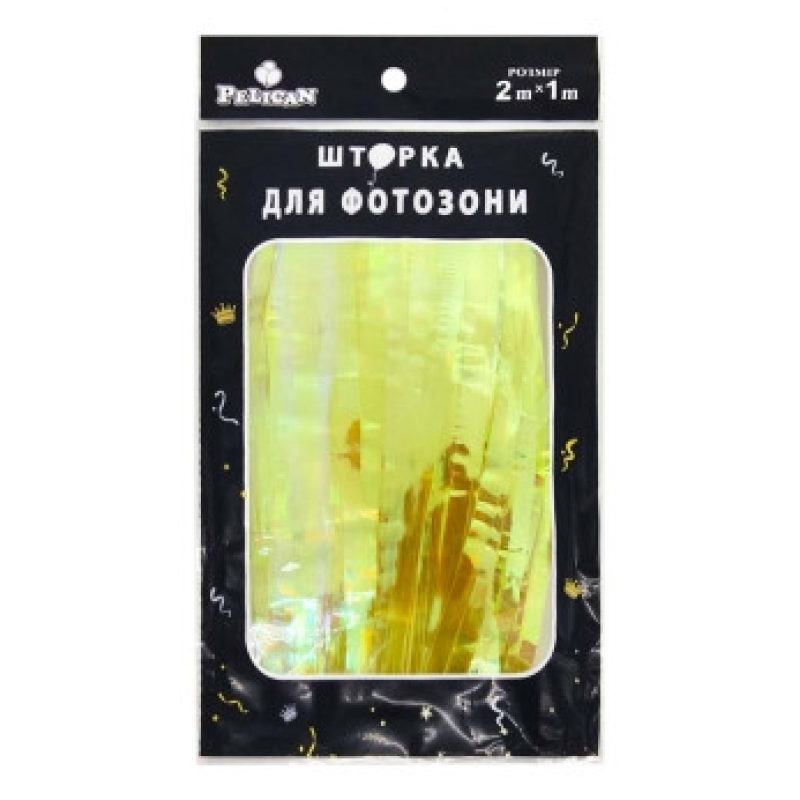 Фотозона 2 м х 1 м, “Перламутр“ жовтий Жовтий Pelican 872198 KNZ