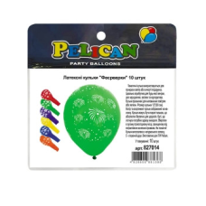 Кульки латексні 12“ (30см) “Фейєрверки“ Pelican 10 шт Pelican 827014 KNZ