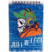 Блокнот для нотаток А6, верхня пружина, 50 листів офсет, клітинка, “Серія Ералаш“ БН-006-МВ KNZ