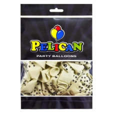 Кульки латексні Pelican 12“ (30см) “Лапки“ 50шт Білий Pelican 824008 KNZ