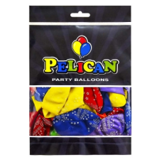 Кульки латексні Pelican 12“ (30см) “Happy Birthday, зірочки“ 50 шт Pelican 824020 KNZ