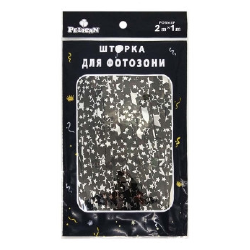Фотозона 2 м х 1 м, “Зоряне небо“ чорна Чорний Pelican 872160 KNZ Фотозона 2 м х 1 м, “Зоряне небо“ чорна Чорний Pelican 872160 KNZ