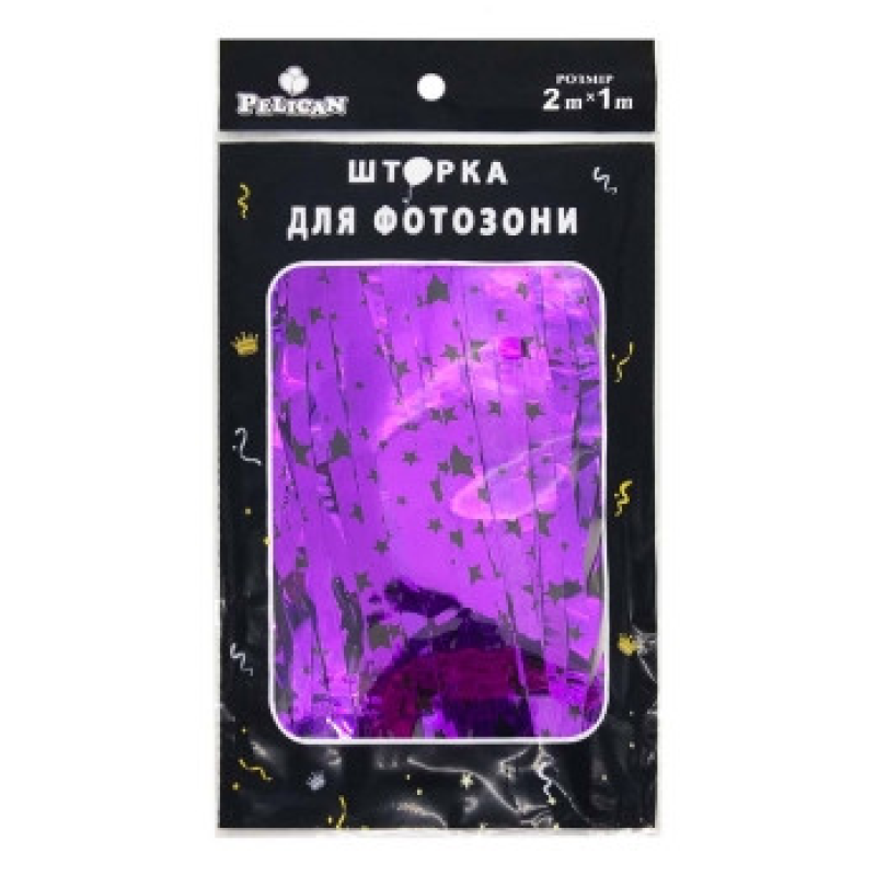 Фотозона 2 м х 1 м, “Зіроспад“ фіолетова Фіолетовий Pelican 872165 KNZ
