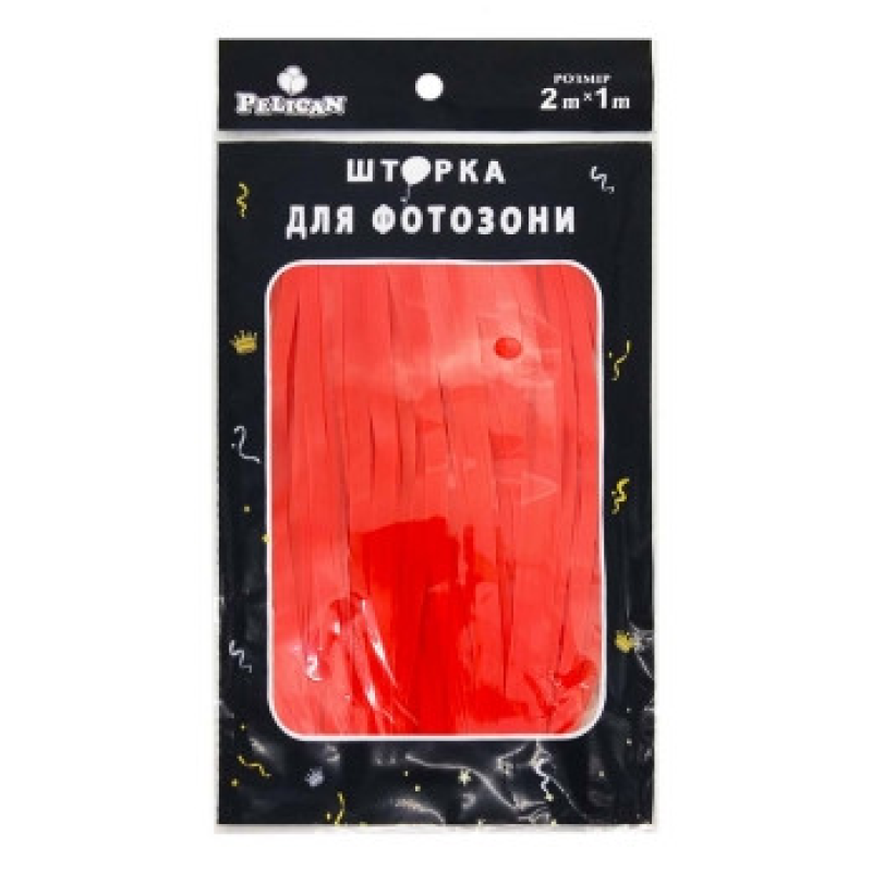 Фотозона 2 м х 1 м, “Флуоресцентна“ червона Червоний Pelican 872181 KNZ