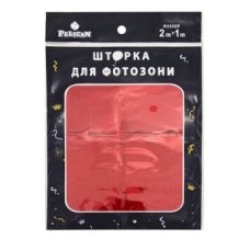 Фотозона 2 м х 1 м, “Квадрат голограма“ червона Червоний Pelican 872240 KNZ