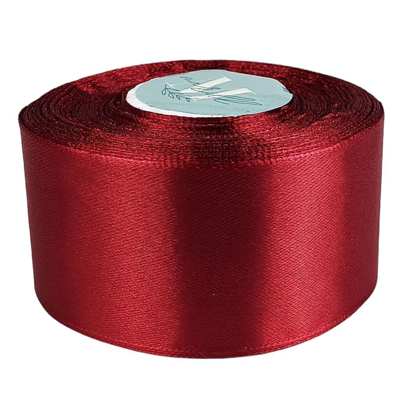 Атласна стрічка 4 см x 33м Червоний Unison LA4033-33 KNZ