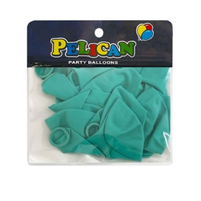 Кульки 10“ (26см) макарун тіффані, 10 шт/пач Зелений Pelican 811204 KNZ Кульки 10“ (26см) макарун тіффані, 10 шт/пач Зелений Pelican 811204 KNZ