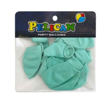 Кульки 10“ (26см) макарун ціановий, 10 шт/пач Зелений Pelican 811203 KNZ