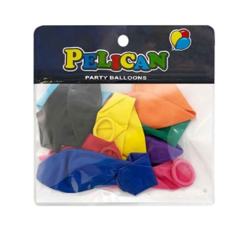 Кульки 10“ (26см) пастель асорті квітів, 10 шт./пач. Pelican 811099 KNZ Кульки 10“ (26см) пастель асорті квітів, 10 шт./пач. Pelican 811099 KNZ