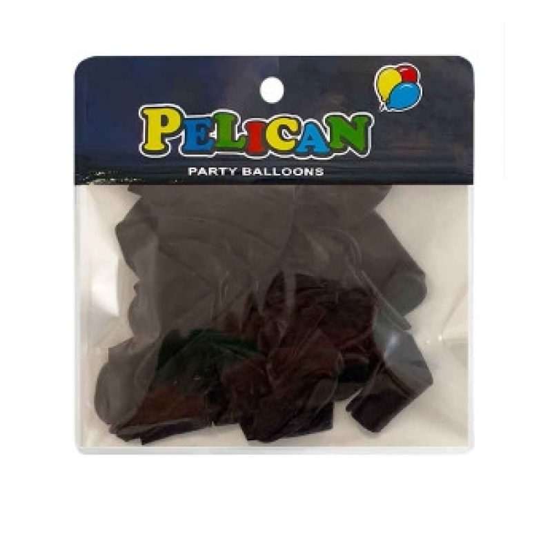 Кульки 10“ (26см) вінтажний винний, 10 шт/пач Червоний Pelican 811059 KNZ