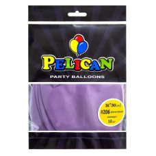 Кульки латексні 36“ (90см) макарун фіолетовий, 10 шт Фіолетовий Pelican 8200206 KNZ