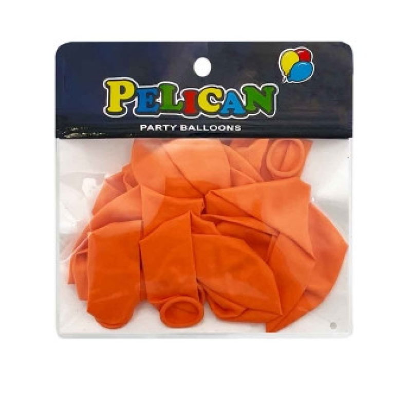 Кульки 10“ (26см) пастель жовтогарячий, 10 шт/пач Жовтогарячий Pelican 811005 KNZ Кульки 10“ (26см) пастель жовтогарячий, 10 шт/пач Жовтогарячий Pelican 811005 KNZ