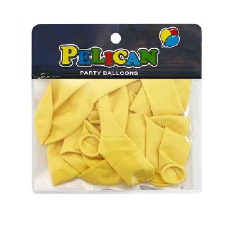 Кульки 10“ (26см) пастель кремовий, 10 шт/пач Бежевий Pelican 811002 KNZ