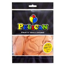 Кульки латексні 19“ (48см) макарун жовтогарячий, 25 шт Жовтогарячий Pelican 819210 KNZ