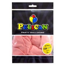 Кульки латексні 19“ (48см) макарун червоний світлий, 25 шт Червоний Pelican 819209 KNZ