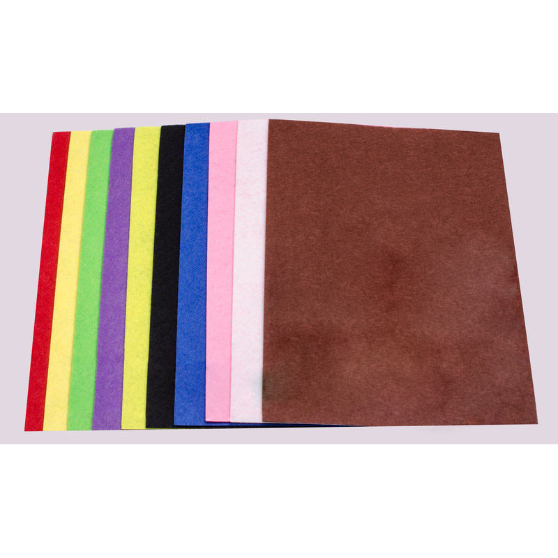 ФЕТР А4 10 аркушів МІКС (1,2мм/20x30см) 0410 KNZ