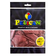 Кульки латексні 19“ (48см) хром вінтажно-червоний, 25 шт Червоний Pelican 819306 KNZ