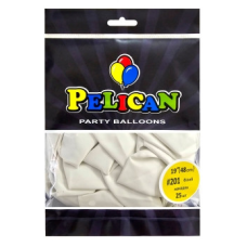 Кульки латексні 19“ (48см) макарун білий, 25 шт Білий Pelican 819201 KNZ