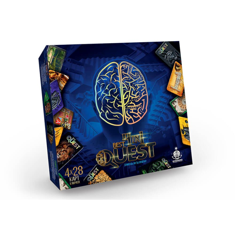 Карткова квест-гра Best Quest 4в1 РОС “ДАНКО ТОЙС“ BQ-02-01 KNZ