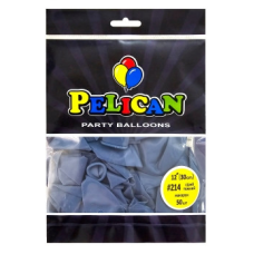 Кульки латексні 12“ (30см) макарун сірий темний, Pelican 50 шт Сірий Pelican 812214 KNZ