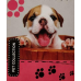 Блокнот кольоровий фон, А6 верхня пружина, 50 листів офсет, клітка, “Pet Collection“, обкладинка м“яка 139002 KNZ