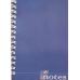 Блокнот А6, бічна, пружина, 50 аркушів, офсет, клітка, крейдована обкладинка, м“яка “Серія Офіс“ Ц355021У KNZ