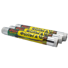 Фольга харчова алюмінієва 28см*10 метрів “Кузя Serviсe“ KNZ