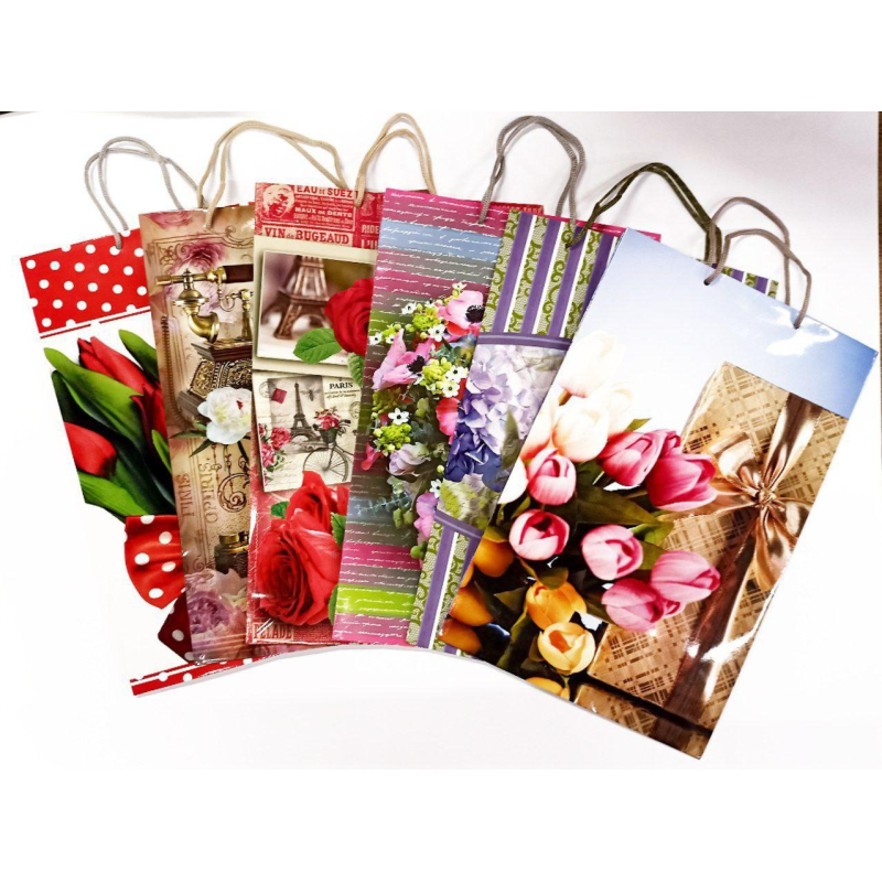 Пакет подарунковий 150гр, 25 х 37 х 8см (12шт/уп) MIX Unison PVM253708MIX KNZ Пакет подарунковий 150гр, 25 х 37 х 8см (12шт/уп) MIX Unison PVM253708MIX KNZ