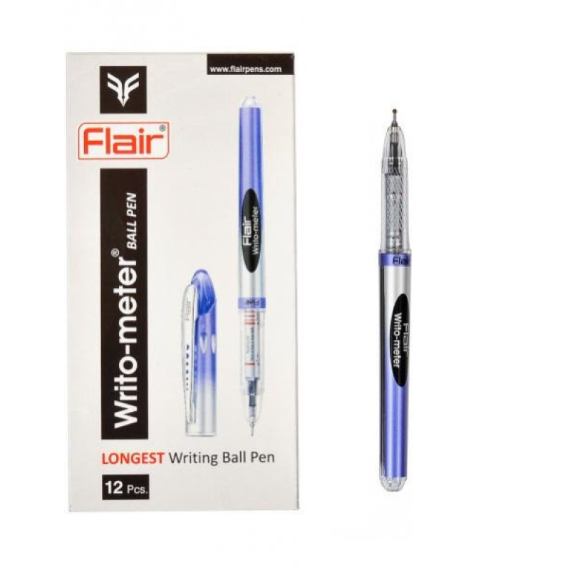 Ручка кулькова Flair “Sporty Writo meter“ 10 км синя KNZ