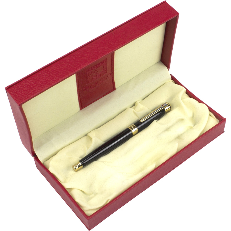 Ручка капілярна в шкірзам пеналі Picasso 903R KNZ Ручка капілярна в шкірзам пеналі Picasso 903R KNZ