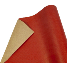 Папір пакувальний крафт-двосторонній 0,7 х 7м Червоний Unison Пт 475.6 KNZ