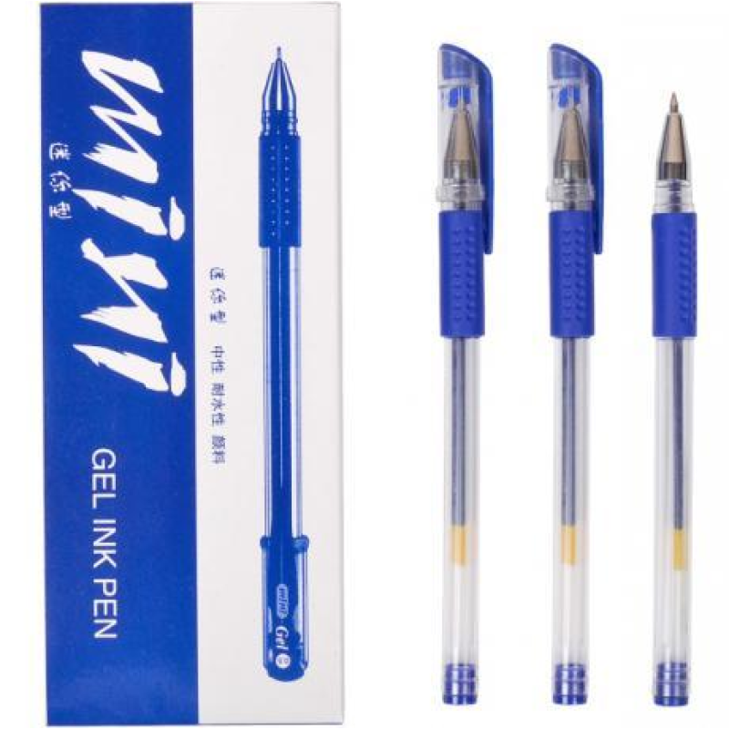 Ручка гелева синя MIMI GEL INK PEN Z-200-01 KNZ
