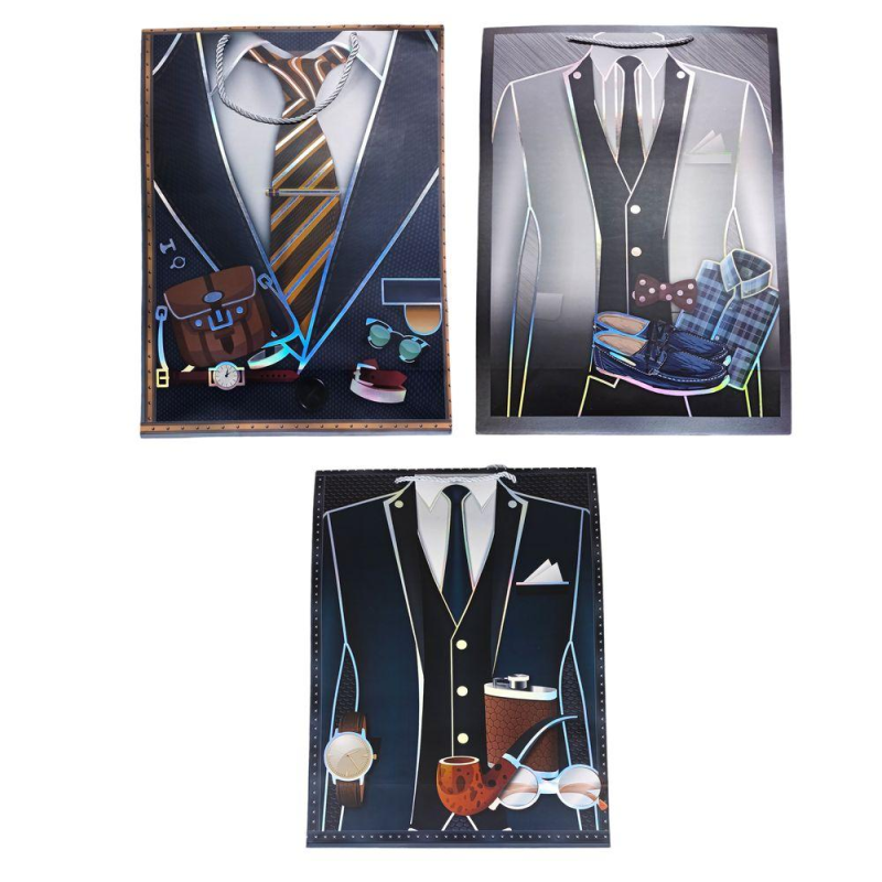 Пакет подарунковий 210гр, 41 х 30 х 12см 12шт/уп Q-881L KNZ Пакет подарунковий 210гр, 41 х 30 х 12см 12шт/уп Q-881L KNZ