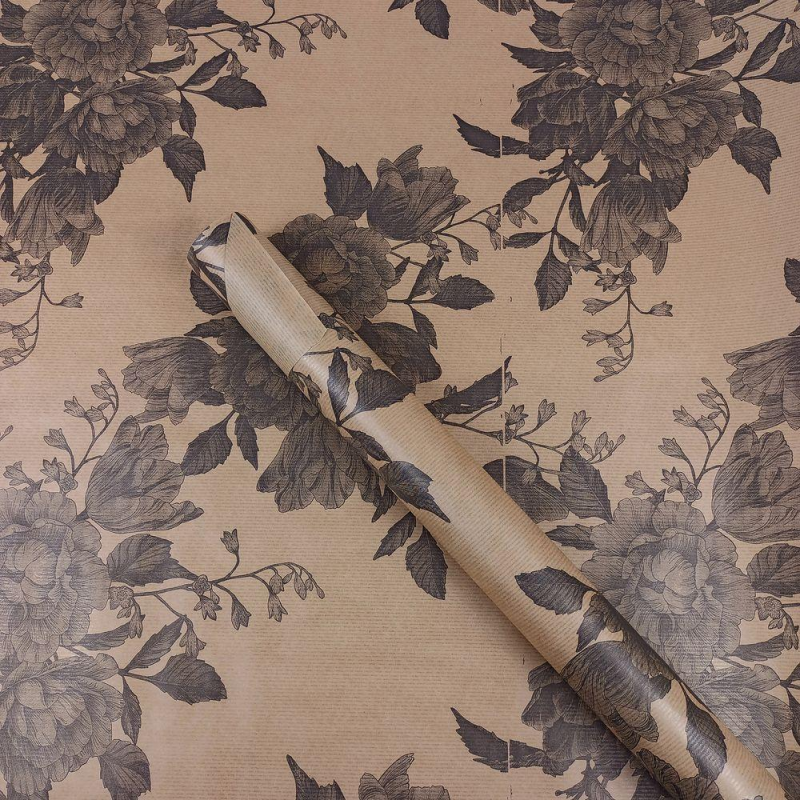 Папір пакувальний крафт-двосторонній 0,7 х 7м Пт 870,3 KNZ