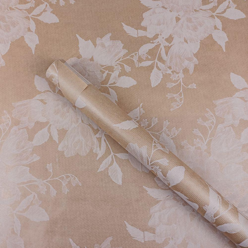 Папір пакувальний крафт-двосторонній 0,7 х 7м Пт 870,4 KNZ