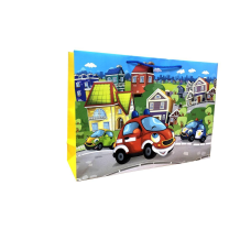 Дитячий пакет подарунковий ламінований 25х37,5х10 см, 170г/м2 Unison W4 C KNZ