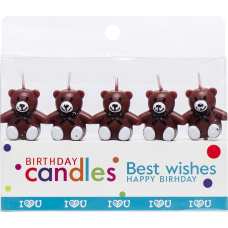 Набір свічок для торта 5шт “Littie Bear“ KNZ