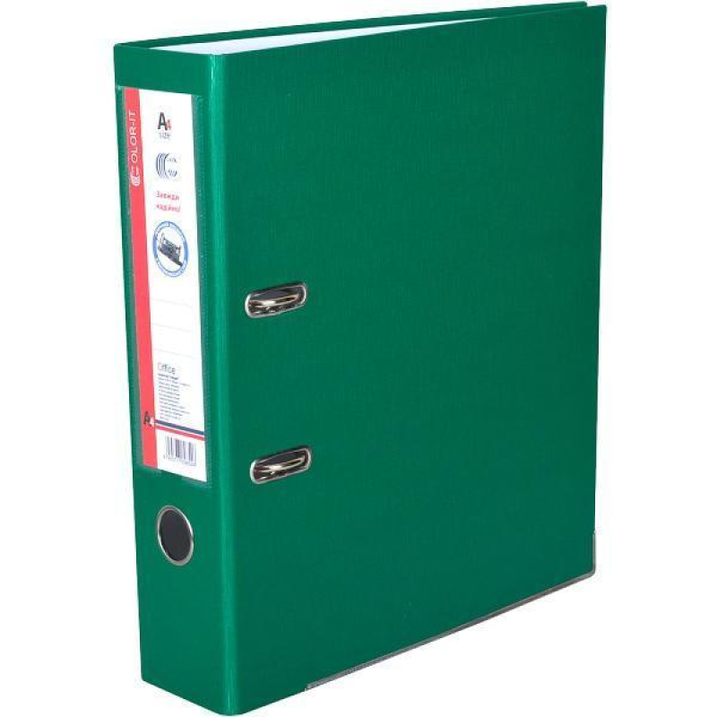 Папка сегрегатор для документів А4 5 см зелений “C“, Папка-накопичувач, Папка-реєстратор KNZ