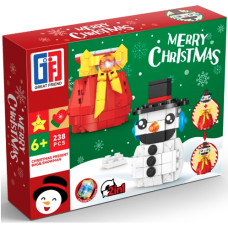 Конструктор 238 деталей “Сніговик“ (123-819) KNZ